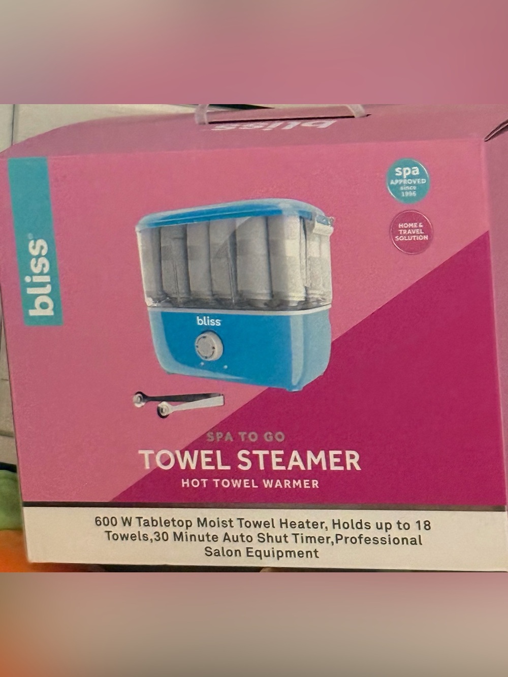 Bliss Blue Towel Steamer Hot Towel Warmer